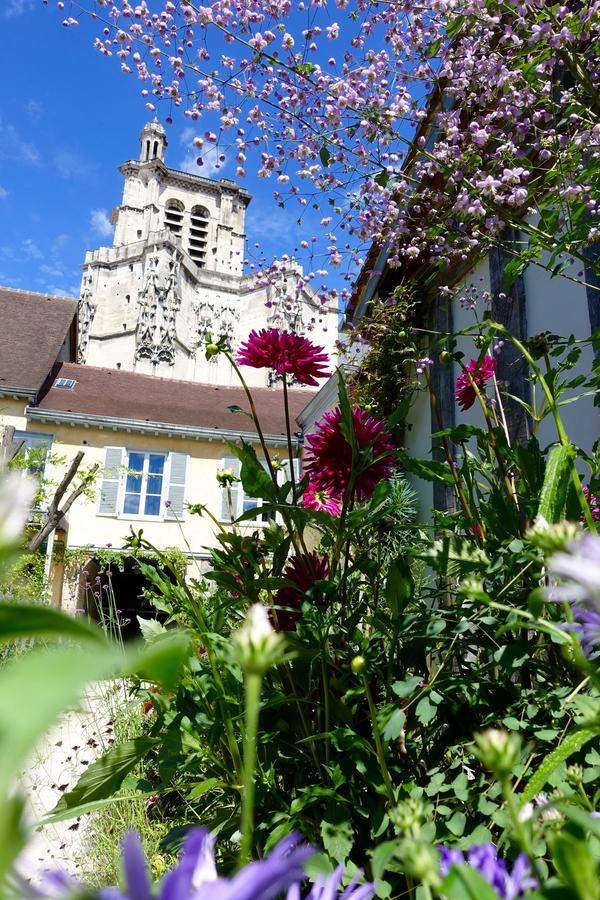 Le Jardin De La Cathedrale Acomodação com café da manhã Troyes Exterior foto